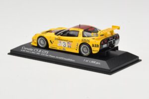 Chevrolet Corvette C5-R #3 R. Fellows / J. O'Connell / O. Gavin ALMS Petit Le Mans 2002 Minichamps 1:43 400021493 Metaal — afbeelding 3 van 4