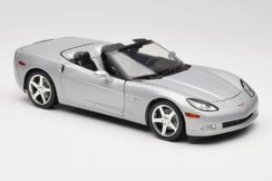 Chevrolet Corvette C6 Cabriolet Zilver Hot Wheels 1:18 B6052 Metaal — afbeelding 6 van 8