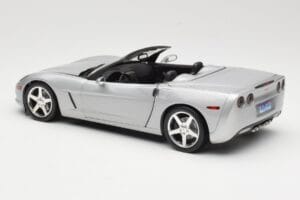 Chevrolet Corvette C6 Cabriolet Zilver Hot Wheels 1:18 B6052 Metaal — afbeelding 7 van 8