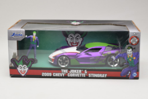 Chevrolet Corvette C6 Stingray The Joker With Figure Jada 1:24 253255020 Metaal
