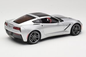 Chevrolet Corvette C7 Zilver Maisto 1:18 38132 Metaal — afbeelding 3 van 8