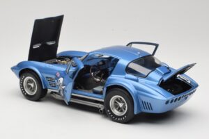 Chevrolet Corvette Grand Sport GT #80 R. Penske Chevrolet Nassau Speed Week 1963 Exoto 1:18 RLG18022 Metaal — afbeelding 5 van 8