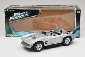 Chevrolet Corvette Grand Sport Zilver Fast & Furious Greenlight 1:18 12842 Metaal — afbeelding 6 van 6