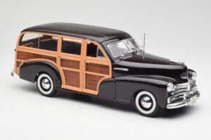 Chevrolet Fleetmaster Woody Bruin Maisto 1:18 36854 Metaal — afbeelding 6 van 8