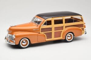Chevrolet Fleetmaster Woody Goud Maisto 1:18 56042 Metaal