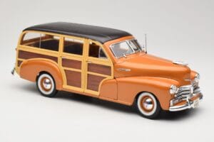 Chevrolet Fleetmaster Woody Goud Maisto 1:18 56042 Metaal — afbeelding 6 van 8