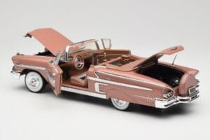 Chevrolet Impala Cabriolet Bruin Motormax 1:18 73112 Metaal — afbeelding 5 van 8