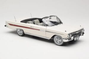 Chevrolet Impala Cabriolet Wit Sun Star 1:18 3405 Metaal — afbeelding 6 van 8
