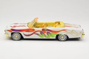Chevrolet Impala Lowrider White Metallic Hot Wheels 1:18 27635 Metaal — afbeelding 4 van 8