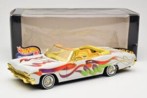 Chevrolet Impala Lowrider White Metallic Hot Wheels 1:18 27635 Metaal — afbeelding 8 van 8