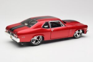 Chevrolet Nova SS Coupe Rood Maisto 1:18 31083-M1 Metaal — afbeelding 3 van 8