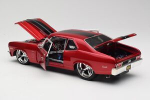 Chevrolet Nova SS Coupe Rood Maisto 1:18 31083-M1 Metaal — afbeelding 5 van 8