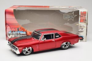 Chevrolet Nova SS Coupe Rood Maisto 1:18 31083-M1 Metaal — afbeelding 8 van 8