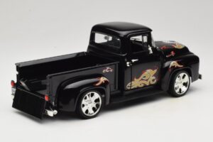 Chevrolet Old School Cody Project Truck & Chopper Set Joyride 1:18 33911 Metaal — afbeelding 3 van 8