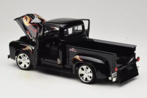Chevrolet Old School Cody Project Truck & Chopper Set Joyride 1:18 33911 Metaal — afbeelding 5 van 8
