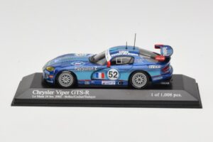Chrysler Viper GTS-R #52 S. Belloc / F. Cochet / T. Treluyer 24 Hours of Le Mans 2002 Minichamps 1:43 499921452 Metaal