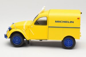 Citroen 2CV Fourgonnette Michelin Bibendum Norev 1:18 181502 Metaal — afbeelding 3 van 6