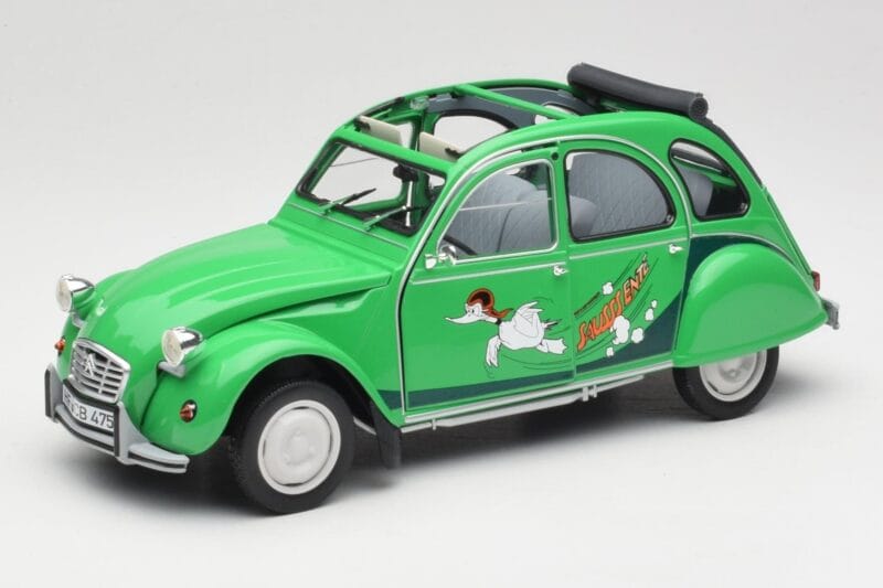 Citroen 2CV Groen Norev 1:18 181513 Metaal