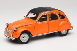 Citroen 2CV Oranje Minichamps 1:18 150111504 Metaal