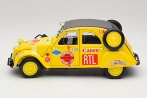 Citroen 2CV Rally Geel Maisto 1:18 56032 Metaal — afbeelding 3 van 6
