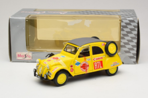 Citroen 2CV Rally Geel Maisto 1:18 56032 Metaal — afbeelding 6 van 6