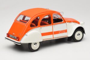 Citroen 2CV Spot Oranje & Wit Solido 1:18 421183600 Metaal — afbeelding 3 van 8