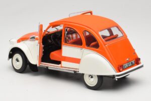 Citroen 2CV Spot Oranje & Wit Solido 1:18 421183600 Metaal — afbeelding 5 van 8
