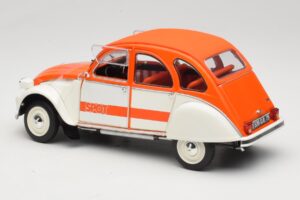Citroen 2CV Spot Oranje & Wit Solido 1:18 421183600 Metaal — afbeelding 7 van 8