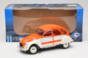 Citroen 2CV Spot Oranje & Wit Solido 1:18 421183600 Metaal — afbeelding 8 van 8