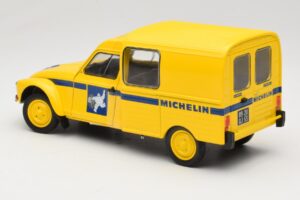 Citroen Acadiane Michelin Geel Solido 1:18 S1800406 Metaal — afbeelding 5 van 6