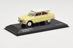 Citroen Ami 6 Geel Wit Minichamps 1:43 400111661 Metaal — afbeelding 2 van 4