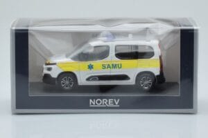 Citroen Berlingo Ambulance SAMU Wit Geel Norev 1:43 155769 Metaal — afbeelding 4 van 4
