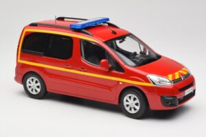 Citroen Berlingo II Pompiers Rood Norev 1:18 181641 Metaal — afbeelding 4 van 6