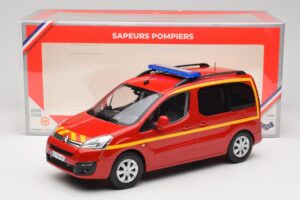 Citroen Berlingo II Pompiers Rood Norev 1:18 181641 Metaal — afbeelding 6 van 6