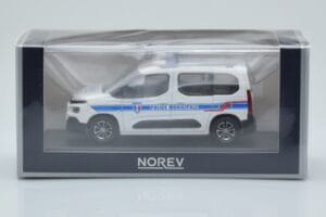 Citroen Berlingo Police Municipale v1 Wit Blauw Norev 1:43 155767 Metaal — afbeelding 4 van 4