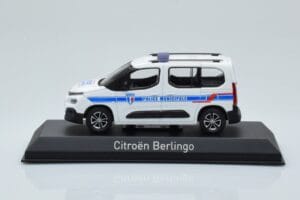 Citroen Berlingo Police Municipale v1 Wit Blauw Norev 1:43 155767 Metaal