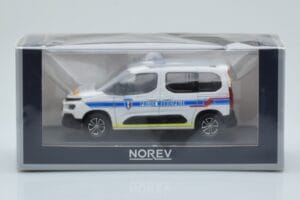 Citroen Berlingo Police Municipale v2 Wit Blauw Norev 1:43 155768 Metaal — afbeelding 4 van 4