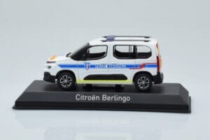 Citroen Berlingo Police Municipale v2 Wit Blauw Norev 1:43 155768 Metaal