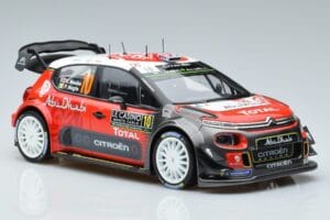 Citroen C3 WRC #10 K. Meeke / P. Nagle Rally Monte Carlo 2018 Norev 1:18 181636 Metaal — afbeelding 4 van 6