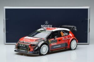 Citroen C3 WRC #10 K. Meeke / P. Nagle Rally Monte Carlo 2018 Norev 1:18 181636 Metaal — afbeelding 6 van 6