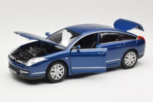 Citroen C6 Blauw Bburago 1:18 18-12073 Metaal — afbeelding 2 van 8