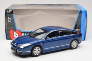 Citroen C6 Blauw Bburago 1:18 18-12073 Metaal — afbeelding 8 van 8