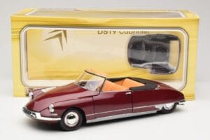 Citroen DS19 Cabriolet Bordeaux Norev 1:18 181561 Metaal — afbeelding 8 van 8