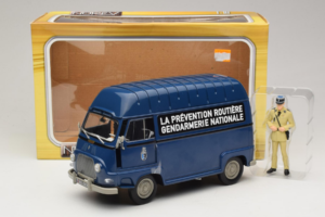 Citroen Estafette Gendarmerie Blauw Met Figuur Norev 1:18 185165 Metaal — afbeelding 6 van 6