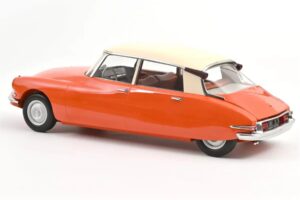 Citroen ID19 Oranje & Crème Norev 1:12 121580 Metaal — afbeelding 2 van 2
