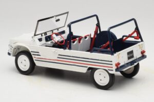 Citroen Mehari Blauw Wit Rood Norev 1:18 181805 Metaal — afbeelding 6 van 7