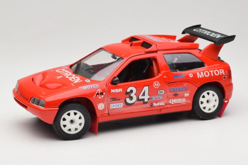 Citroen ZX Rallye #34 Rally 1992 Solido 1:18 9003 Metaal