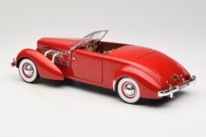 Cord 812 Cabriolet Rood American Muscle 1:18 32158 Metaal — afbeelding 7 van 8