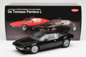 De Tomaso Pantera Zwart Kyosho 1:18 08851BK Metaal — afbeelding 8 van 8