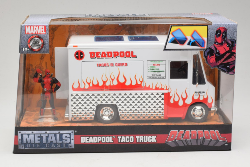 Deadpool Taco Truck Metals Diecast 1:24 99730 Metaal